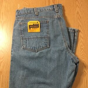 New Mens Carhartt jeans 👖 Relaxed Fit 5 Pockets Stretchy Size 40 x 30